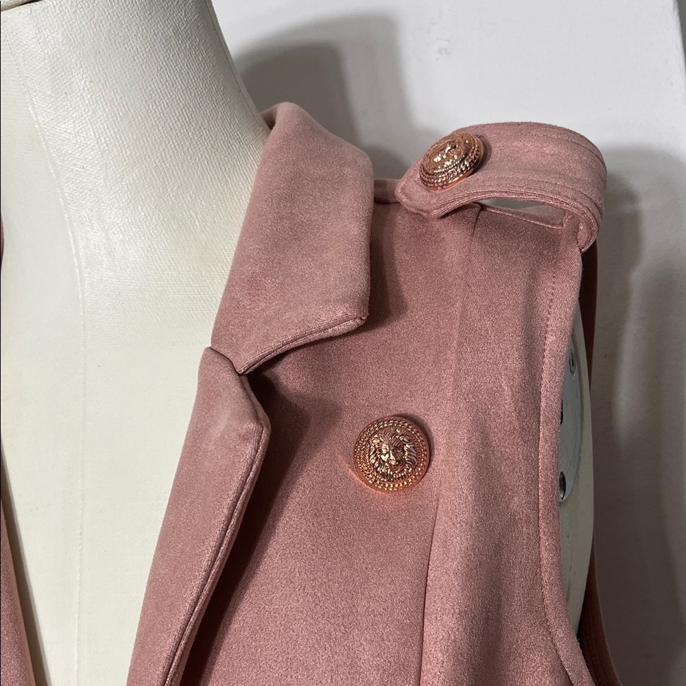 Fashion Nova Pink Sleeveless Belted Mini Dress - Picture 5 of 12